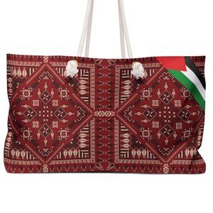 Palestinian Bag with Palestinian Flag Ribbon Free Palestine Ceasefire NOW